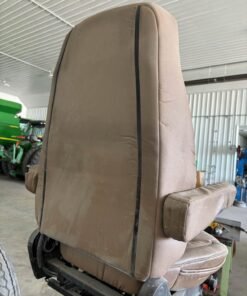 Bostrom Wide Ride seat, Bostrom air ride seat, Bostrom truck seat, Bostrom Wide Ride air seat, tan leather truck seat, truck air ride seat, used Bostrom seat, Bostrom seat for sale, used truck seat, replacement truck seat, semi truck air ride seat, heavy duty truck seat, commercial truck seat, Bostrom Wide Ride replacement seat, tan truck seat, air suspension truck seat.