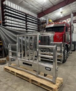 Herd bumper Peterbilt 379, Peterbilt 379 bumper, Peterbilt 379 front bumper, Herd Peterbilt bumper, used Peterbilt 379 bumper, Peterbilt truck bumper, heavy duty Peterbilt bumper, Peterbilt 379 replacement bumper, semi truck bumper, used truck parts, Peterbilt 379 parts, Herd heavy duty bumper