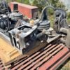 Link pusher axle, 13500 lb pusher axle, Link 13500 lb axle, used pusher axle, semi truck pusher axle, Mack pusher axle, Mack semi truck axle, heavy duty pusher axle, truck pusher axle, used semi truck axle, replacement pusher axle, pusher axle assembly, heavy duty truck parts, semi truck parts, Link axle replacement, truck axle parts, used truck axle, 13500 pound pusher axle