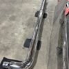 Peterbilt exhaust stack, Peterbilt 7 inch exhaust stack, 7 inch Peterbilt exhaust, Peterbilt exhaust pipe, Peterbilt exhaust stack used, used Peterbilt exhaust, semi truck exhaust stack, semi truck exhaust pipe, 7 inch truck exhaust stack, heavy duty truck exhaust, Peterbilt replacement exhaust, Peterbilt truck parts, semi truck replacement parts, custom semi truck exhaust, truck exhaust stack with clamps, Peterbilt miter exhaust stack, diesel truck exhaust stack