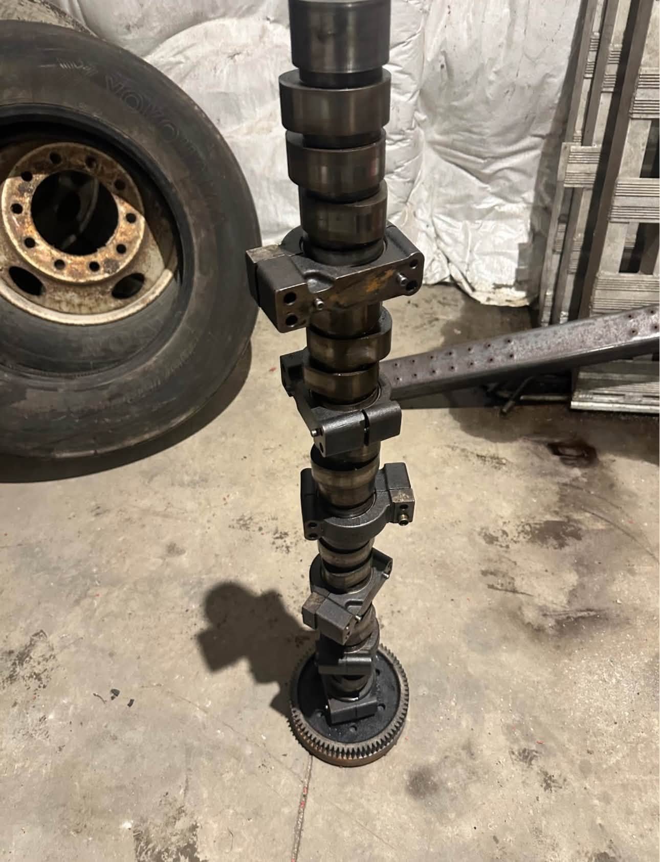 Volvo VED12 camshaft, Volvo VED12 camshaft for sale, Volvo VED12 engine camshaft, Volvo camshaft 3165138, part number 3165138, Volvo 3165138 camshaft, Volvo VED12 camshaft replacement, used Volvo VED12 camshaft, used Volvo camshaft, Volvo VED12 engine parts, Volvo VED12 replacement parts, Volvo diesel engine camshaft, Volvo truck camshaft, heavy duty truck camshaft, semi truck engine parts, Volvo engine parts, Volvo VED12 parts, camshaft for Volvo VED12, Volvo camshaft for sale, used diesel engine camshaft.
