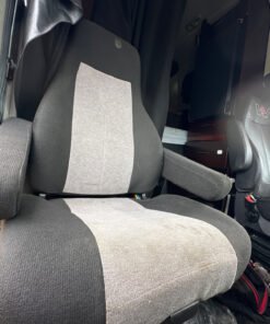 Western Star 5700 air ride seat, Western Star 5700 passenger seat, Western Star 5700 seat, Western Star 5700 air seat, Western Star 5700 truck seat, used Western Star 5700 seat, Western Star 5700 seat for sale, 2018 Western Star 5700 seat, black cloth truck seat, black air ride seat, passenger air ride seat, right passenger truck seat, Western Star truck seat, used truck air ride seat, semi truck passenger seat, heavy duty truck seat, Western Star replacement seat.