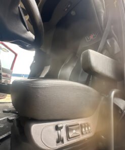 Western Star 5700 air ride seat, Western Star 5700 driver seat, Western Star 5700 seat, Western Star 5700 air seat, Western Star 5700 truck seat, used Western Star 5700 seat, Western Star 5700 seat for sale, 2018 Western Star 5700 seat, grey cloth truck seat, grey air ride seat, driver air ride seat, left driver truck seat, Western Star truck seat, used truck air ride seat, semi truck driver seat, heavy duty truck seat, Western Star replacement seat.