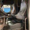 Freightliner Cascadia seat, Freightliner Cascadia air ride seat, Freightliner Cascadia driver seat, Freightliner Cascadia left seat, Freightliner Cascadia air suspension seat, Freightliner Cascadia black seat, Freightliner Cascadia leather seat, Freightliner Cascadia replacement seat, used Freightliner Cascadia seat, used truck air ride seat, Freightliner truck seat, Freightliner driver air ride seat, black imitation leather truck seat, heavy duty truck seat, semi truck air ride seat, Freightliner Cascadia interior parts, Freightliner Cascadia replacement parts
