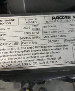 PACCAR MX13 engine, PACCAR MX13 engine assembly, 2014 PACCAR MX13 engine, PACCAR MX13 455HP engine, 455 HP MX13 engine, used PACCAR MX13 engine, used MX13 engine for sale, MX13 engine assembly for sale, PACCAR MX13 replacement engine, Kenworth T680 engine, 2014 Kenworth T680 engine, PACCAR engine for sale, MX13 455 horsepower engine, DPCRH12.9MO1, Y033472, 2013-2016 PACCAR MX13 engine, heavy duty truck engine, semi truck engine, used truck engine, PACCAR replacement engine.