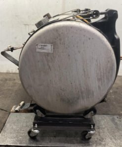 Western Star 4700 fuel tank, Western Star 4700 fuel tank for sale, 150 gallon fuel tank, Western Star fuel tank, Western Star 4700 right fuel tank, Western Star passenger side fuel tank, 150 gallon aluminum fuel tank, aluminum truck fuel tank, used Western Star fuel tank, used 150 gallon fuel tank, semi truck fuel tank, heavy duty truck fuel tank, Western Star 4700 parts, Western Star truck parts, replacement fuel tank, truck fuel tank with straps, 2011-2020 Western Star 4700 fuel tank.