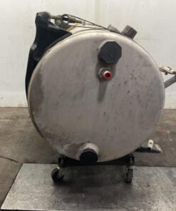 Western Star 4700 fuel tank, Western Star 4700 fuel tank for sale, 150 gallon fuel tank, Western Star fuel tank, Western Star 4700 right fuel tank, Western Star passenger side fuel tank, 150 gallon aluminum fuel tank, aluminum truck fuel tank, used Western Star fuel tank, used 150 gallon fuel tank, semi truck fuel tank, heavy duty truck fuel tank, Western Star 4700 parts, Western Star truck parts, replacement fuel tank, truck fuel tank with straps, 2011-2020 Western Star 4700 fuel tank.