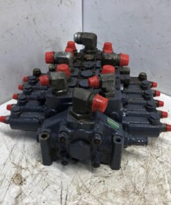 2008 Gehl RS6-42 hydraulic valve, Gehl RS6-42 hydraulic valve, Gehl hydraulic valve, Gehl main control valve, Gehl telehandler parts, RS6-42 parts, OEM 210382 hydraulic valve, used Gehl parts, Gehl equipment parts, used hydraulic valve