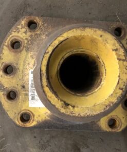 2001 Komatsu D275A2 trunnion, Komatsu D275A2 ball mount, Komatsu 17M-71-21370, Komatsu blade arm trunnion, Komatsu blade arm ball mount, Komatsu D275A2 parts, used Komatsu equipment parts, Komatsu dozer parts, heavy equipment blade arm parts, Komatsu replacement parts, used trunnion ball mount, Komatsu D275A2 replacement parts