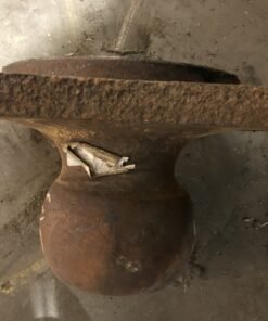 2001 Komatsu D275A2 trunnion, Komatsu D275A2 ball mount, Komatsu 17M-71-21370, Komatsu blade arm trunnion, Komatsu blade arm ball mount, Komatsu D275A2 parts, used Komatsu equipment parts, Komatsu dozer parts, heavy equipment blade arm parts, Komatsu replacement parts, used trunnion ball mount, Komatsu D275A2 replacement parts