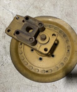 1987 CAT D6H Double Groove Pulley, CAT D6H Pulley With Bracket, CAT D6H Double Groove Pulley, CAT 7N0619 Pulley, CAT 7N0619, Used CAT D6H Parts, CAT D6H Crawler Dozer Parts, CAT D6H Miscellaneous Parts, Used Caterpillar Pulley, Caterpillar D6H Pulley, Heavy Equipment Pulley, Crawler Dozer Parts, Used CAT Equipment Parts, CAT D6H Replacement Parts, Caterpillar Construction Equipment Parts