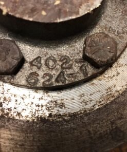 1990 Rex SP600-PD pump adapter plate, Rex SP600-PD splined pump adapter plate, Rex 402-624-1, Rex pump adapter plate, Rex compactor parts, used Rex equipment parts, Rex SP600-PD parts, used pump adapter plate, heavy equipment pump parts, compactor replacement parts, Rex heavy equipment parts, equipment miscellaneous parts