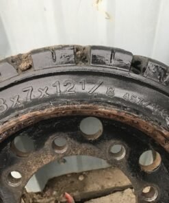 1978 Toyota 02-FGC15 Tire and Rim, Toyota 02-FGC15 Tire and Rim, Toyota Forklift Tire and Rim, Toyota Forklift Wheel, Used Toyota Forklift Tire, Used Toyota Forklift Wheel, Industrial Equipment Tire and Rim, Heavy Equipment Tire and Rim, Solid Forklift Tire, Magnum Wheel, 18x7x12 1/8 Tire, 8 Bolt Forklift Wheel, Toyota Industrial Equipment Parts, Used Toyota Equipment Parts, Toyota 02-FGC15 Parts, Forklift Tires and Wheels, Heavy Equipment Wheels, Industrial Forklift Parts