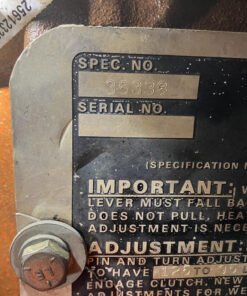Insley H1000C Transmission, 1975 Insley H1000C Transmission, Used Insley Transmission, Insley H1000C Used Transmission, Insley Transmission 35338, Insley OEM 35338, Insley Part 35338, Funk SP-111 Transmission, Funk Pump Transmission, Funk Transmission with Clutch, Insley Excavator Transmission, Insley H1000C Excavator Parts, Used Insley Excavator Parts, Heavy Equipment Transmission, Excavator Transmission, Used Excavator Parts, Heavy Equipment Replacement Parts
